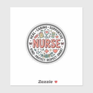 Vintage Nurse Appreciation Floral Medical Shirt De