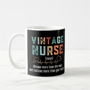 Vintage Nurse Definition Coffee Mug