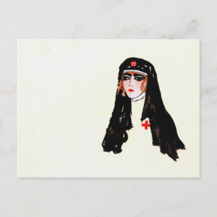Vintage Nurse Postcard