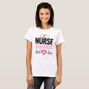 Vintage Nurse Squad Shirt Funny RN Graduation He
