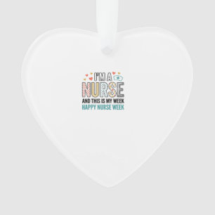 Vintage Nurse Week Appreciation Typography Shirt_1 Ornament
