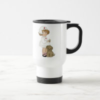 Vintage Nurse With Puppy T-shirts and Gifts