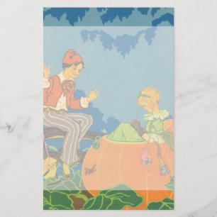 Vintage Nursery Rhyme, Peter Peter Pumpkin Eater Stationery