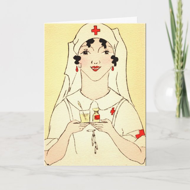 Vintage Nurses Day Card (Front)