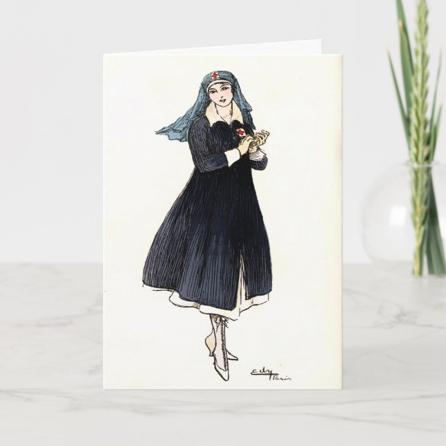 Vintage Nurses Day Card (Front)