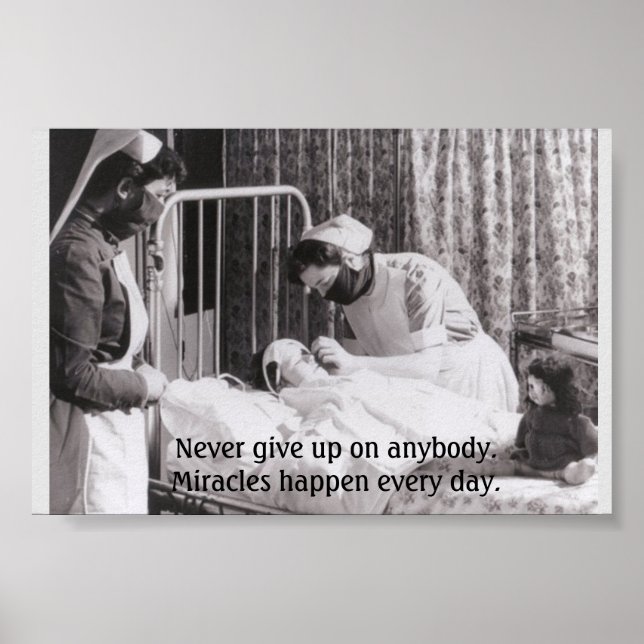 Vintage Nurses - Miracles Happen Every Day, Poster (Front)
