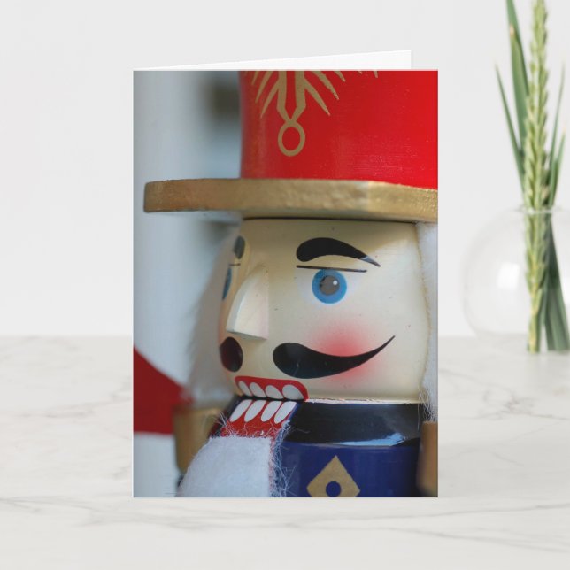 vintage nutcracker Christmas card (Front)