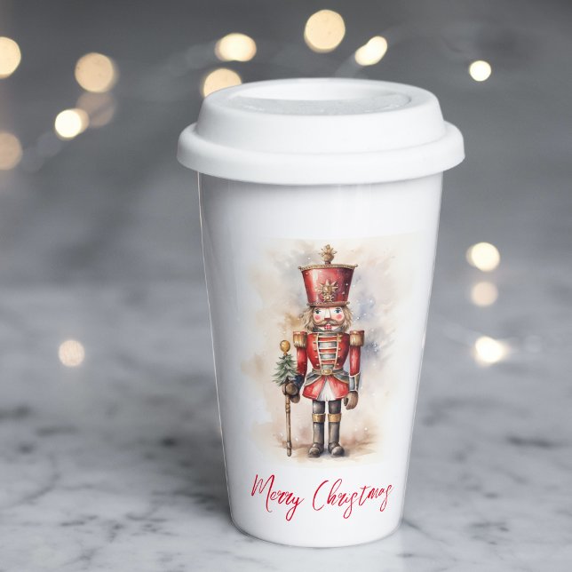 Vintage Nutcracker & Merry Christmas Paper Cups (Creator Uploaded)