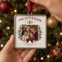 Vintage Nutcracker Personalised Family Photo