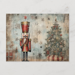 Vintage Nutcracker Soldier  Postcard