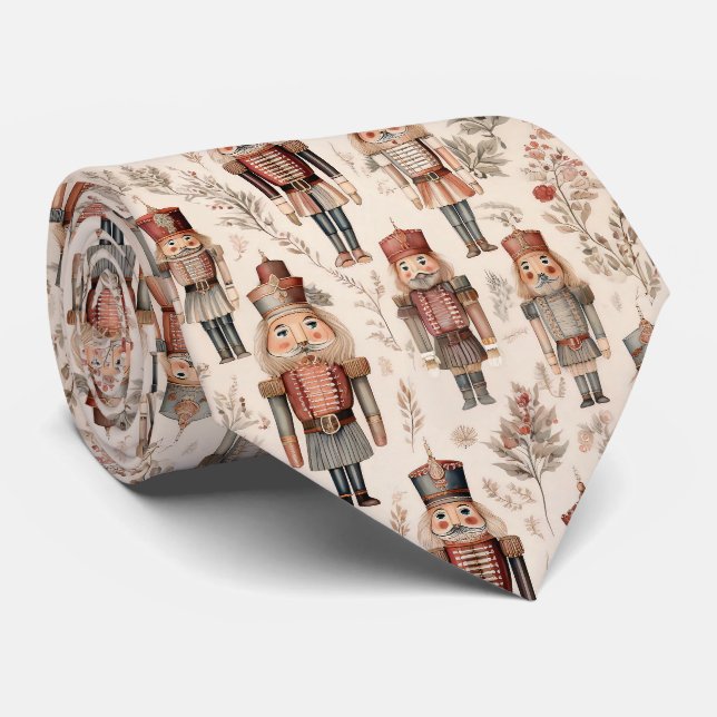 Vintage Nutcracker Soldiers - Classic Christmas 1 Tie (Rolled)