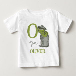 Vintage - O is for Oscar Add Your Name Baby T-Shirt