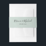 Vintage Oak Set Wedding Invitation Belly Band<br><div class="desc">Design set features an elegant 1920s Vintage Oak Tree with a modern style text layout. To make advanced changes,  please select "Click to customise further" option under Personalise this template.</div>