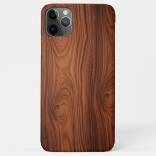 Vintage Oak Wood Grain iPhone Case