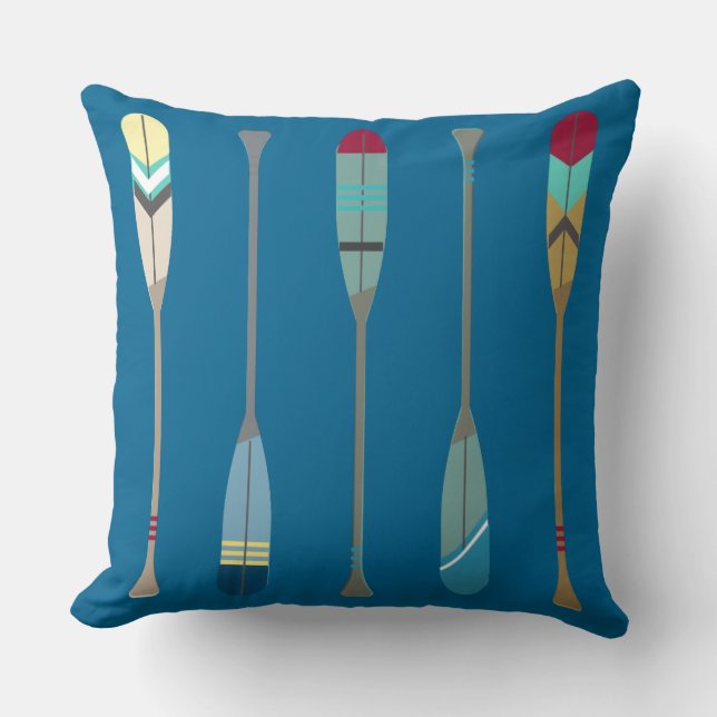 Vintage Oars Cushion (Front)
