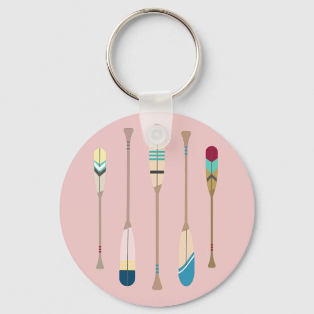 Vintage Oars Key Ring (Front)