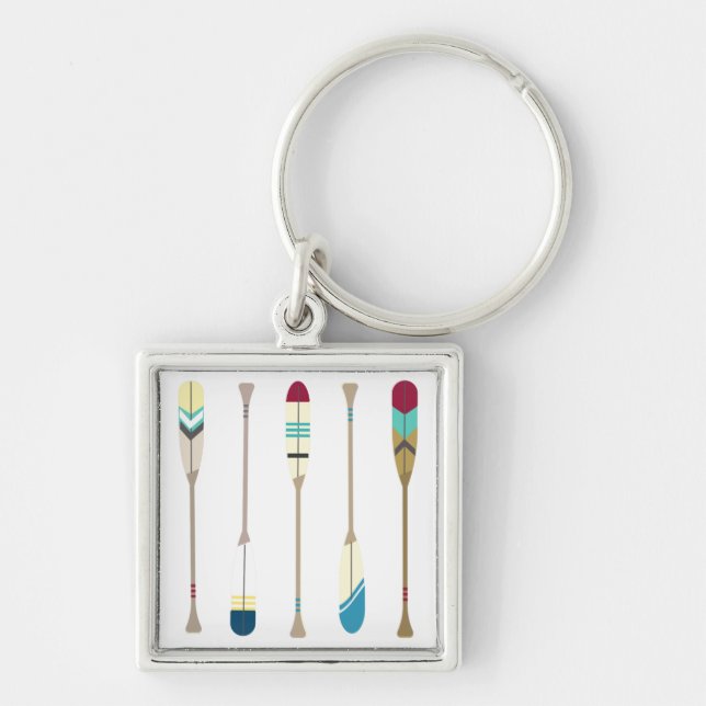 Vintage Oars Key Ring (Front)