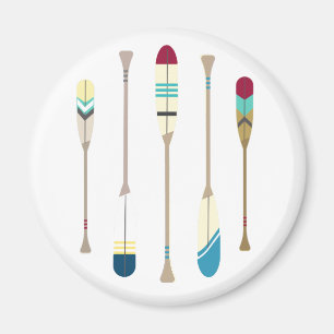 Vintage Oars Magnet