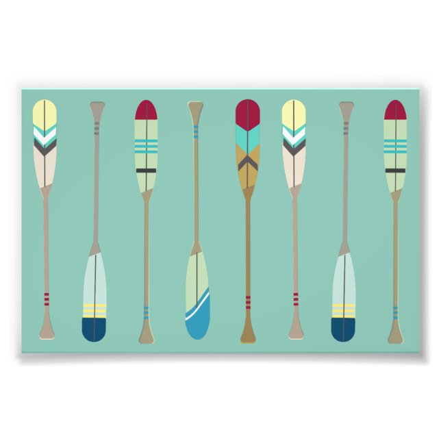 Vintage Oars Photo Print (Front)