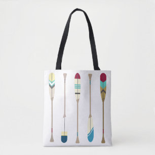 Vintage Oars Tote Bag