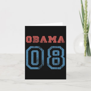Vintage Obama 08  Card
