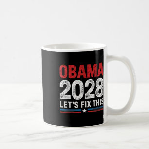 Vintage Obama 2028 Funny Political Patriotic Elect Coffee Mug