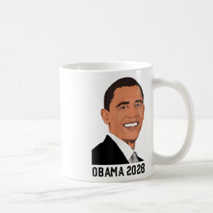 Vintage Obama 2028 Funny Political Patriotic Elect Coffee Mug