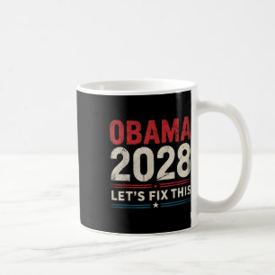 Vintage Obama 2028 Funny Political Patriotic Elect Coffee Mug