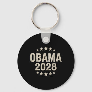 Vintage Obama 2028 Funny Political Patriotic Elect Key Ring