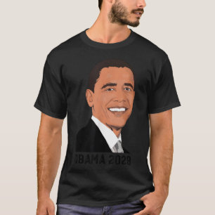 Vintage Obama 2028 Funny Political Patriotic Elect T-Shirt