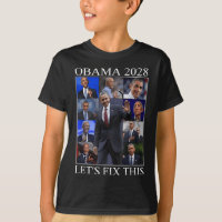 Vintage Obama 2028 Funny Political Patriotic Elect