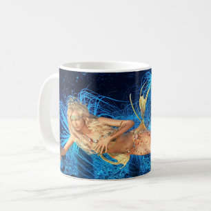 Vintage Ocean Mermaid Coffee Mug
