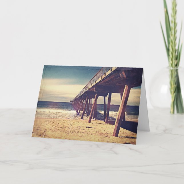 Vintage Ocean Pier Card (Front)