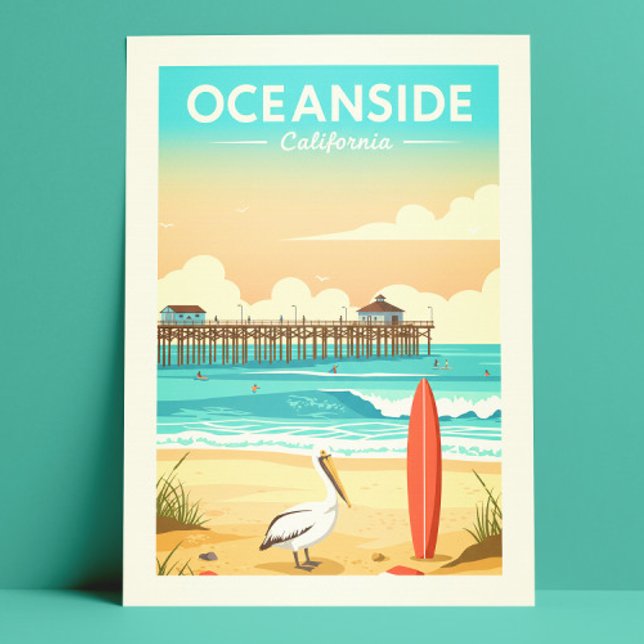 Vintage Oceanside California Postcard (Creator Uploaded)