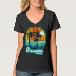 Vintage Oceanside California Summer Vacation Beach T-Shirt