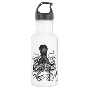Vintage Octopus 532 Ml Water Bottle