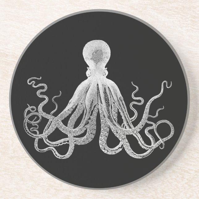 Vintage Octopus Coaster (Front)