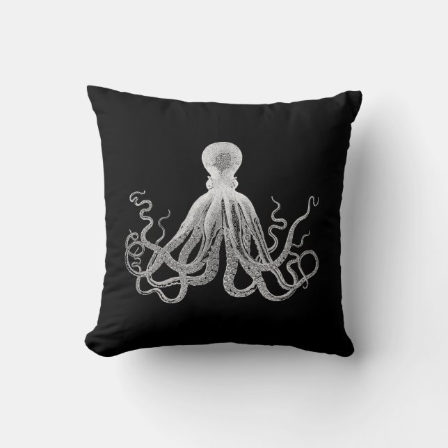 Vintage Octopus Cushion (Front)