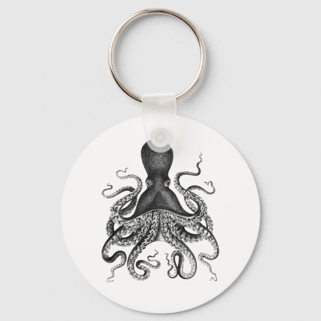 Vintage Octopus Key Ring (Front)