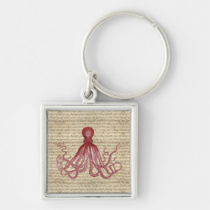 Vintage octopus key ring