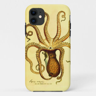 Vintage Octopus No. 46 Dark Academia Tough Case-Mate iPhone Case