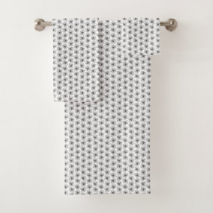 Vintage Octopus Pattern CUSTOM BACKGROUND COLOR Bath Towel Set