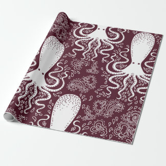 vintage Octopus pattern. Wrapping Paper