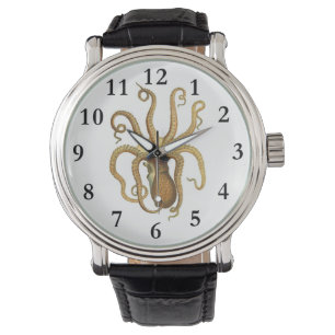 Vintage Octopus Retro Squid Watch