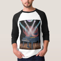 Vintage Octopus Serenade Funny Cephalopod Musician