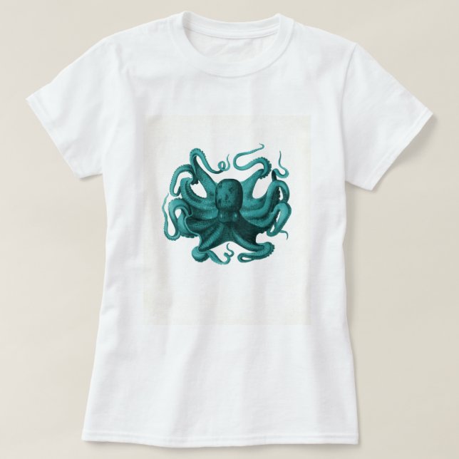 Vintage Octopus T-Shirt (Design Front)