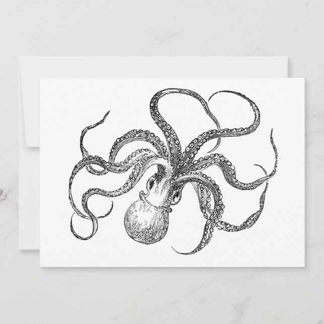 Vintage Octopus Template (Front)