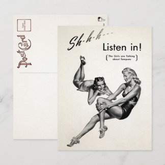 Vintage Odd Advertisement Postcard