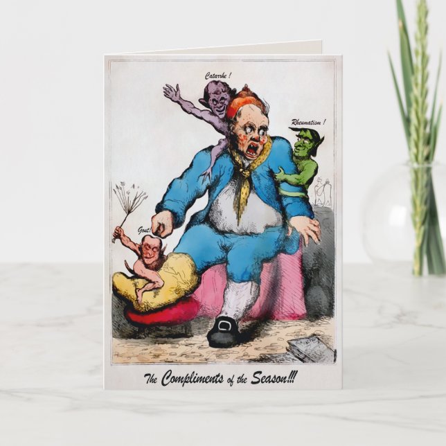 Vintage Odd Christmas Card (Front)