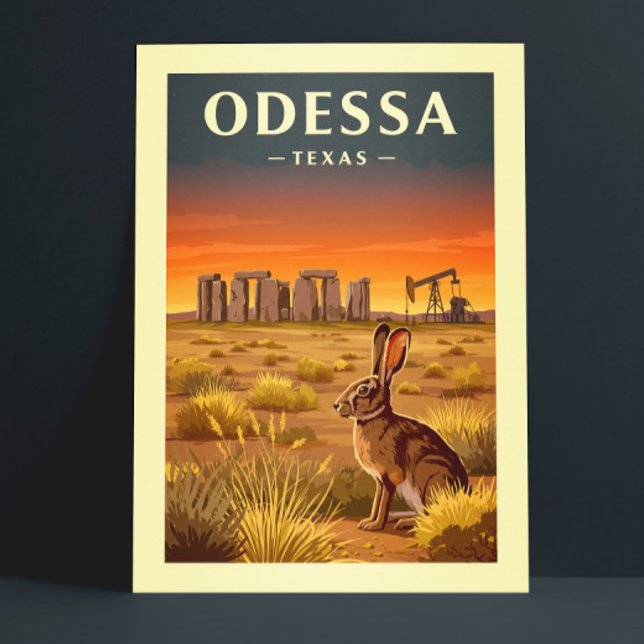 Vintage Odessa Texas Postcard (Creator Uploaded)